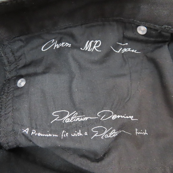 Chico's Platinum Black Jeans Sz. 1 M/8 - Picture 9 of 9